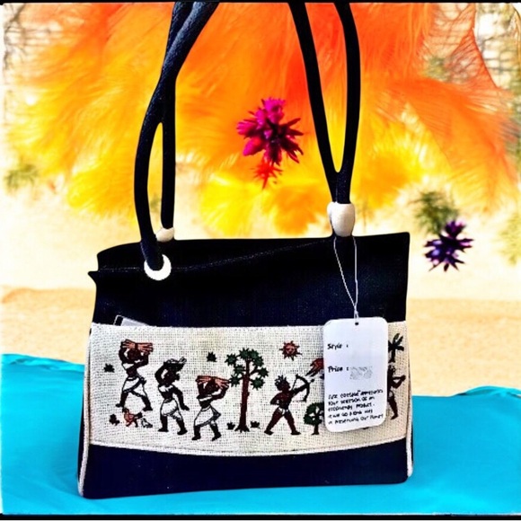 Jute Cottage Shoulder Handbag Eco-Friendly NEW - Picture 3 of 15